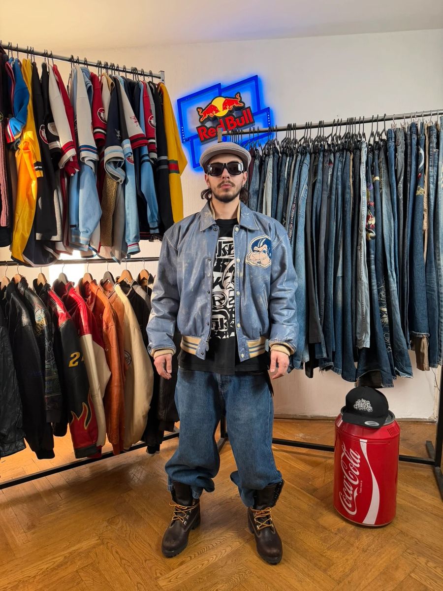 Vintage 1990s Avirex Special Cadet leather bomber jacket — 5