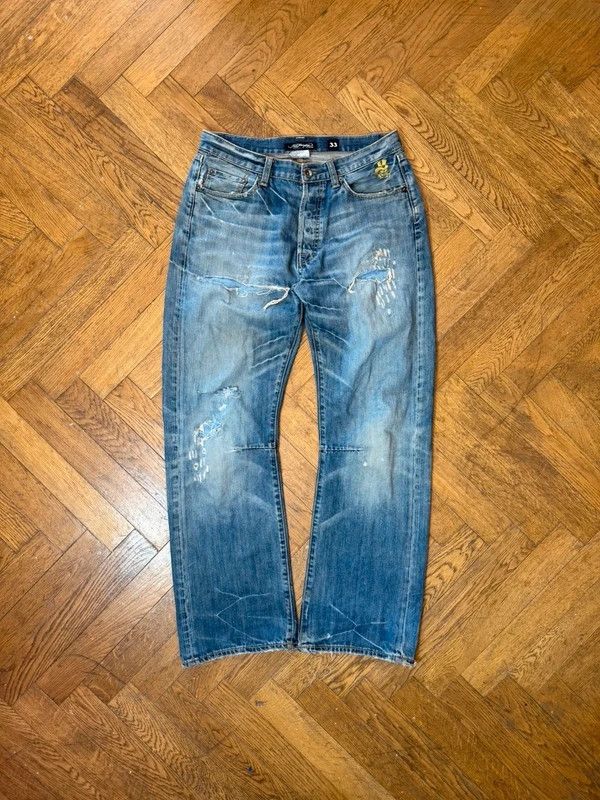 Ed Hardy y2k baggy embroidered jeans — 5