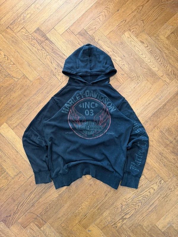 Harley Davidson printed hoodie