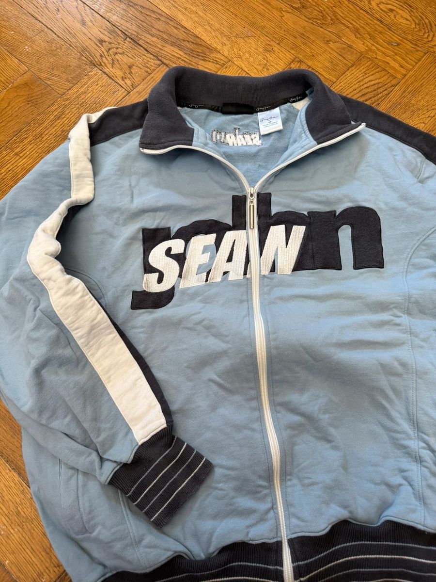 Sean John zip up embroidered hoodie — 2