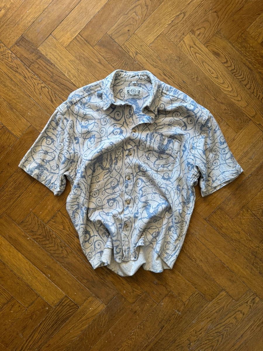 Vintage Tom Tailor wool embroidered shirt