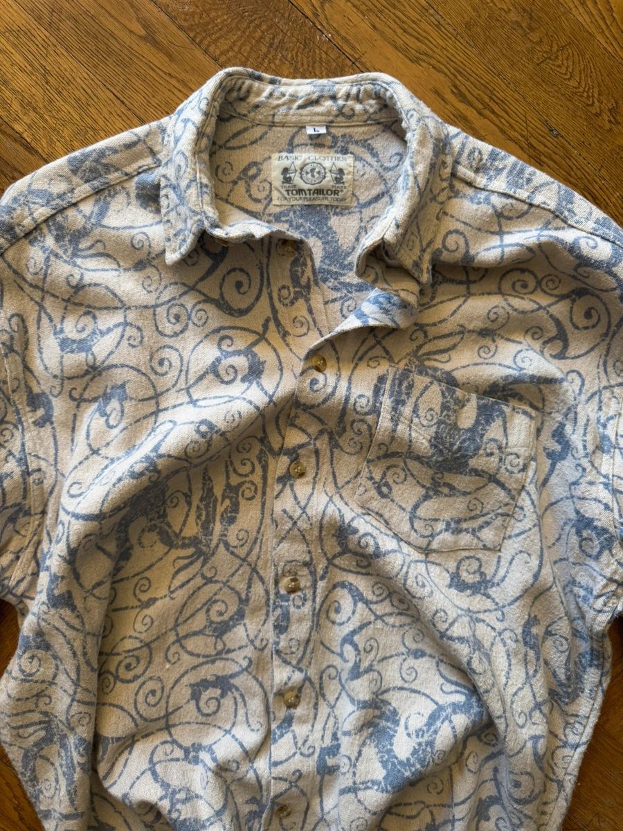 Vintage Tom Tailor wool embroidered shirt — 2