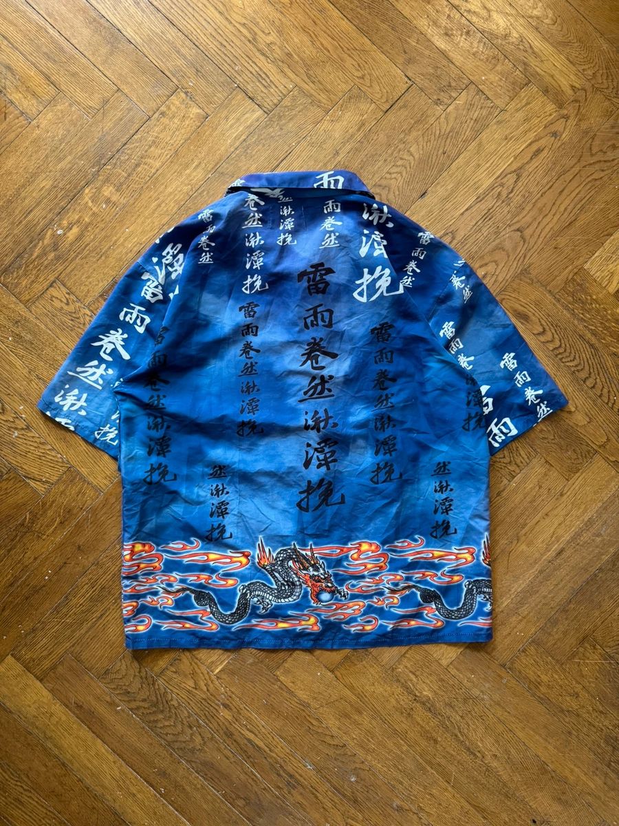 Y2k printed dragon shirt — 4