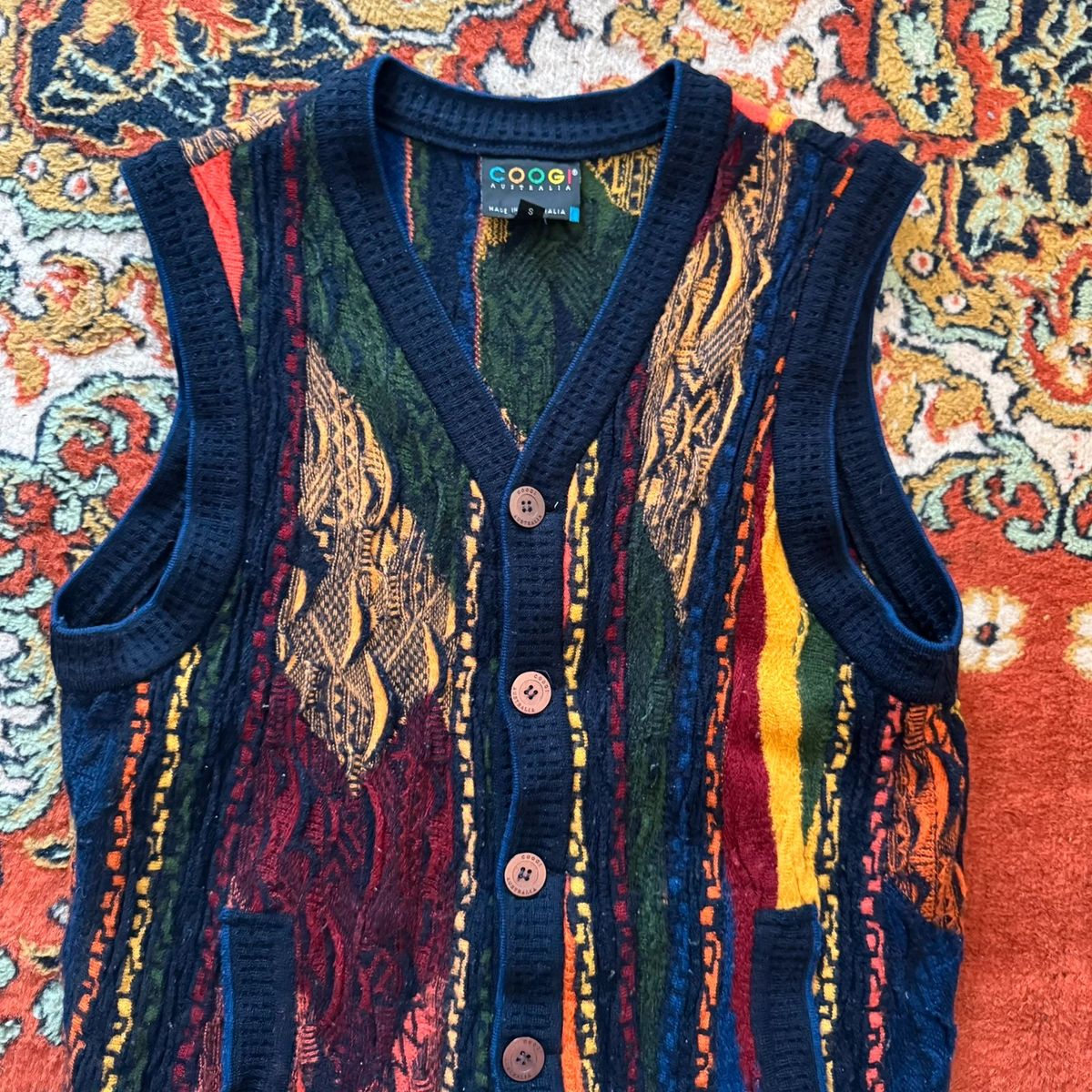 Vintage Coogi wool vest — 2
