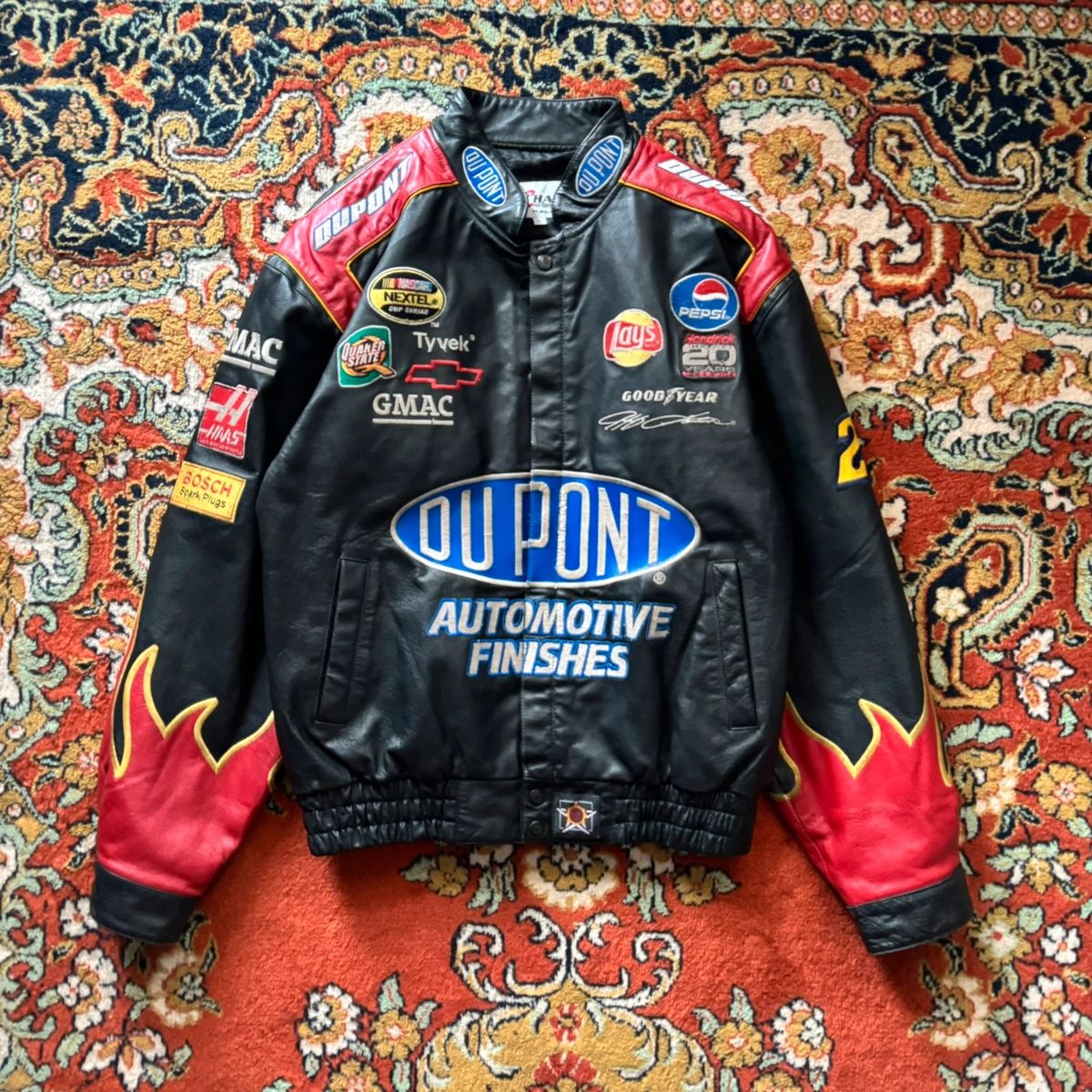 Vintage Jeff Hamilton x Nascar x DuPont x Jeff Gordon leather jacket