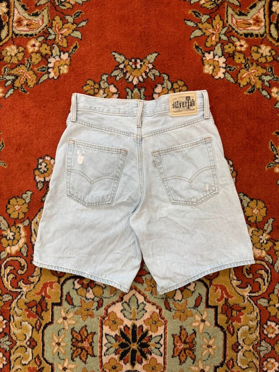 Levi’s silvertab baggy denim shorts — 3