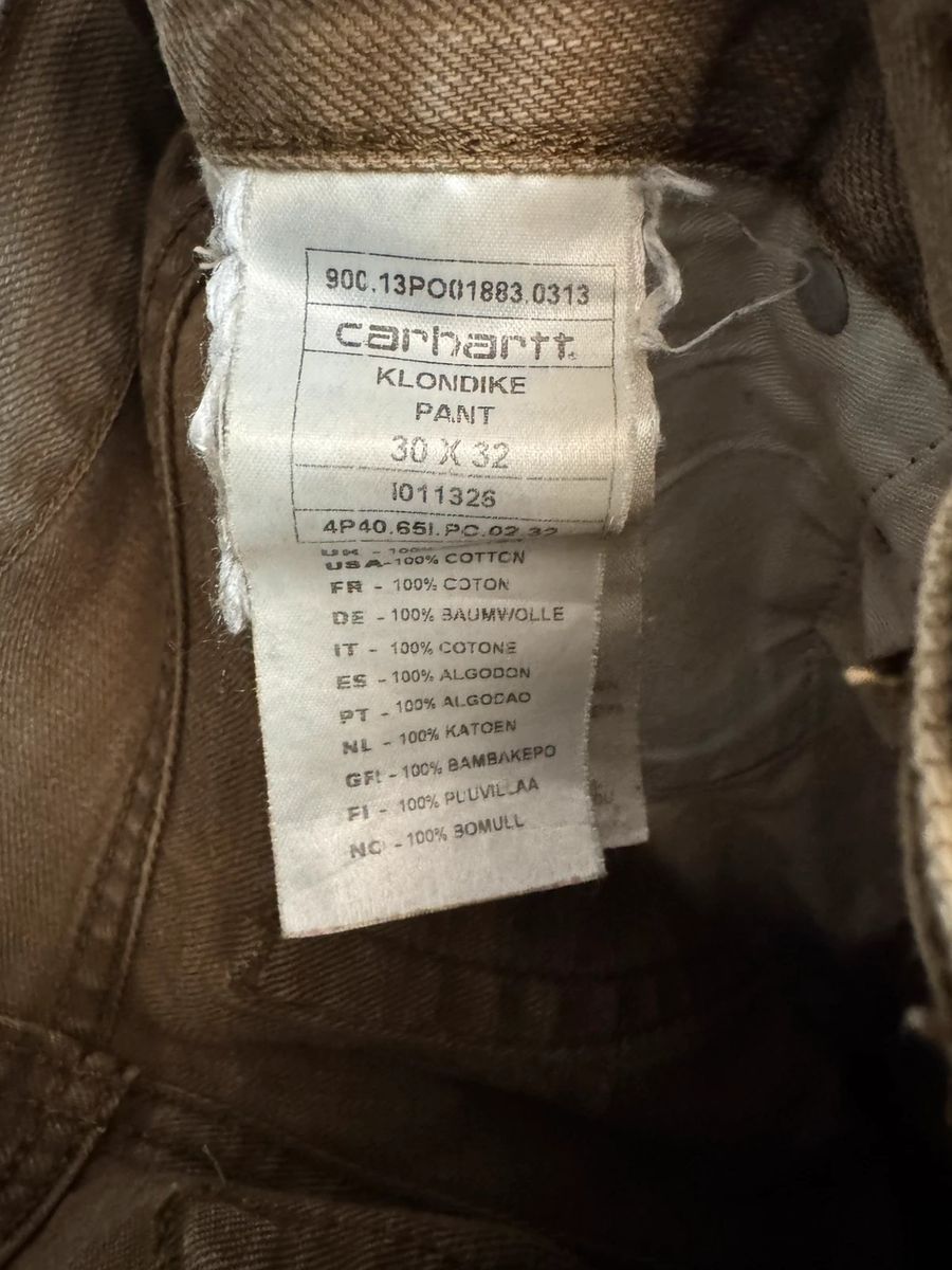 Carhartt Klondike pants — 4