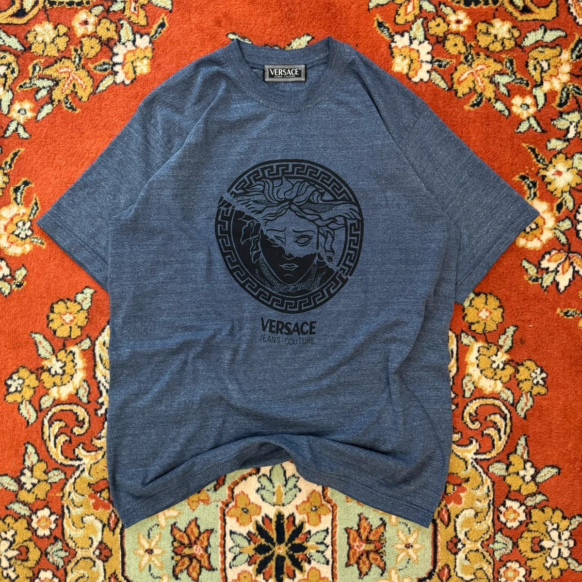 Vintage Versace Jeans Couture printed medusa t-shirt