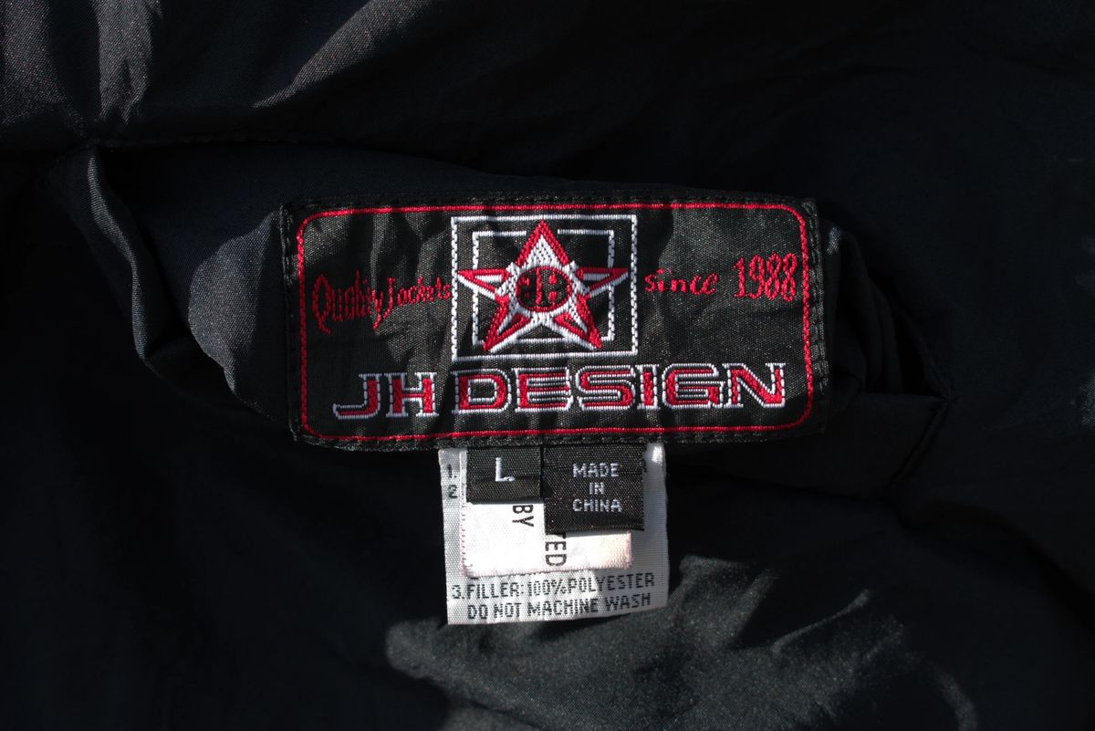 Vintage Jeff Hamilton Boston Red Sox reversible leather sleeved jacket — 6